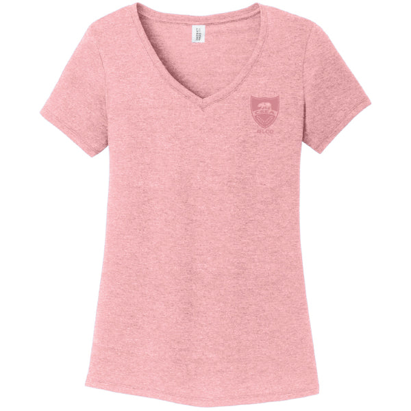 Women's Vintage Rose V-Neck