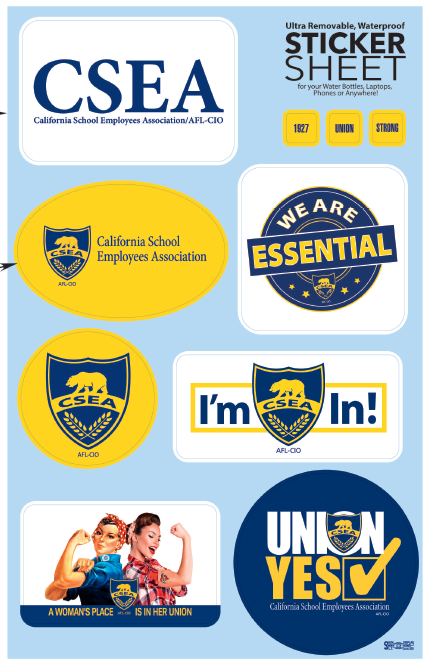 CSEA Sticker Sheet