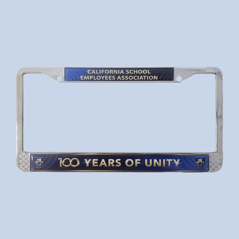 100th License Plate Frame