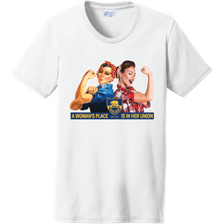 Women's White Rosie Tee