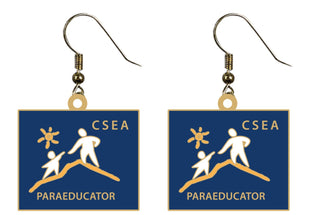 CSEA Paraeducator Logo Earrings