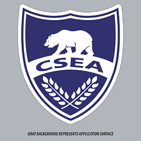 CSEA Shield Window Decal